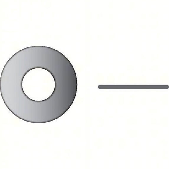 SeaChoice 01678; 1/4 Flat Washer 5/8 Od x .05 316 Stainless Steel 100/ Bag Made by SeaChoice
