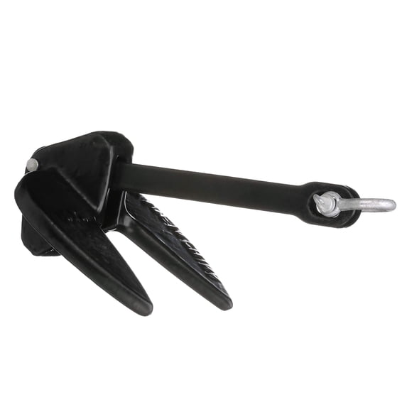 SeaChoice 41373; Navy Anchor-Black Vinyl 15-lbs