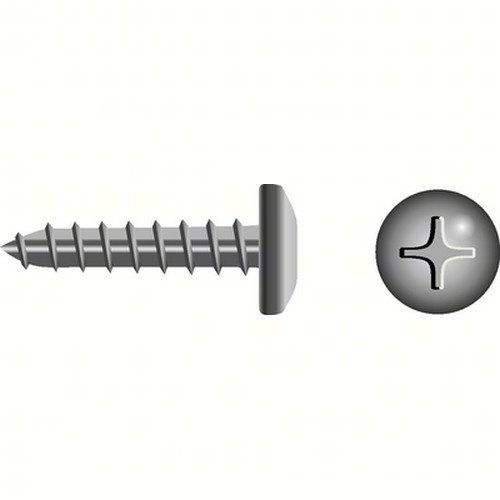 SeaChoice 59551; #4 X 3/4 Phillips Head Pan Tapping Screw 10/ Bag Made by SeaChoice