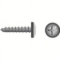 thumbnail image 1 of SeaChoice 59557; #6 X 1-1/2 Phillips Head Pan Tapping Screw 6/ Bag, 1 of 1
