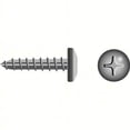 thumbnail image 1 of SeaChoice  59563; #8 X 1-1/4 Phillips Head Pan Tapping Screw 6/ Bag (Pack Of 10), 1 of 1