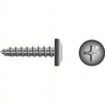 thumbnail image 1 of SeaChoice  59577; #12 X 3/4 Phillips Head Pan Tapping Screw 4/ Bag (Pack Of 10), 1 of 1