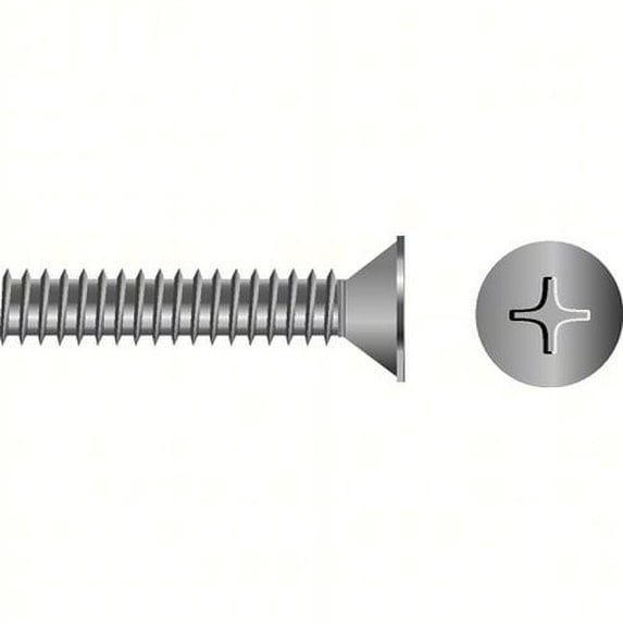 SeaChoice 59629; 6-32 X 1 Phillips Head Flat Machine Screw 10/ Bag Made by