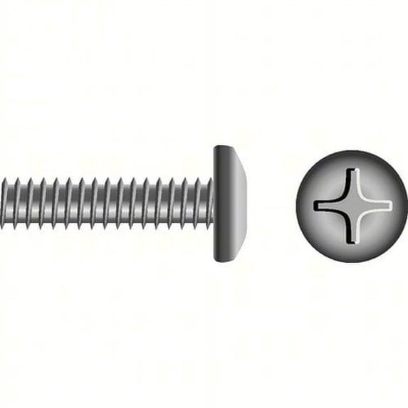 SeaChoice 59666; 10-24 X 1 Phillips Head Pan Machine Screw 10/ Bag