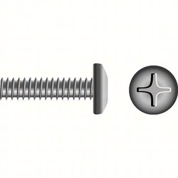 SeaChoice 59668; 10-24 X 2 Phillips Head Pan Machine Screw 4/ Bag