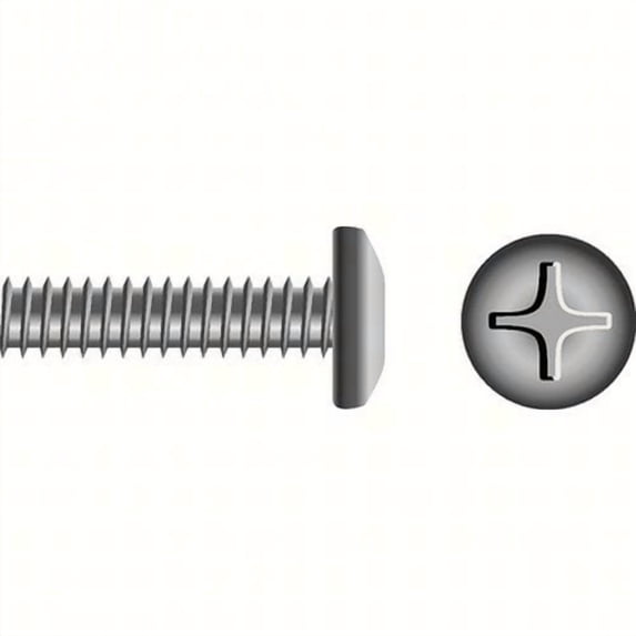 SeaChoice 59669; 10-24 X 3 Phillips Head Pan Machine Screw 4/ Bag Made by SeaChoice