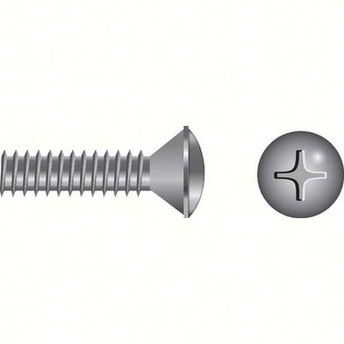 SeaChoice 59703; 1/4-20 X 2 Phillips Head Oval Machine Screw 2/ Bag Made by SeaChoice