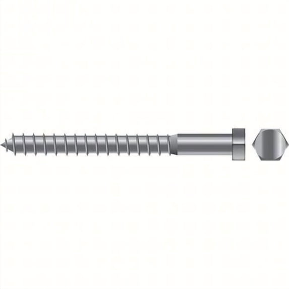 SeaChoice 59733; 1/4 X 2 Lag Screw 2/ Bag