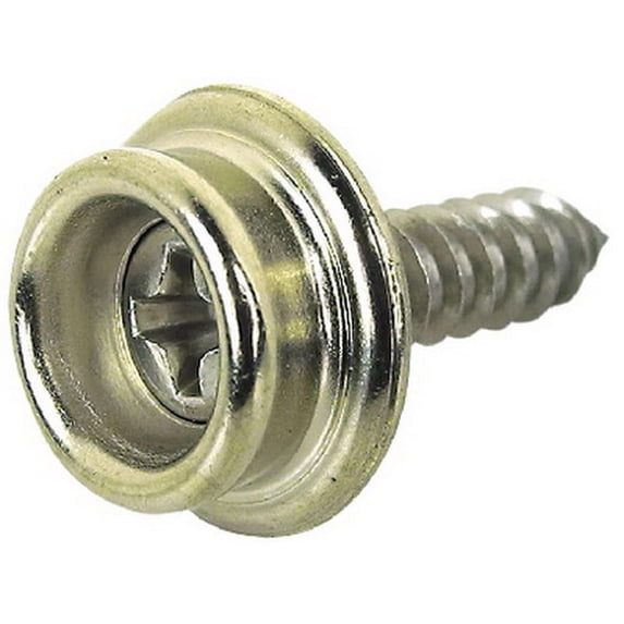SeaChoice 59861; #8 X 3/8 Buton W/ Tapping Screw Stainless Steel 6/ Bag Made by SeaChoice