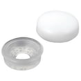 thumbnail image 1 of SeaChoice 59903; White Screw Cap #1012 6/ Bag Made by SeaChoice, 1 of 1