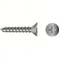 thumbnail image 1 of SeaChoice 59963; #10 X 1-1/4 Phillips Head Flat Tapping Screw 50-Pack, 1 of 1