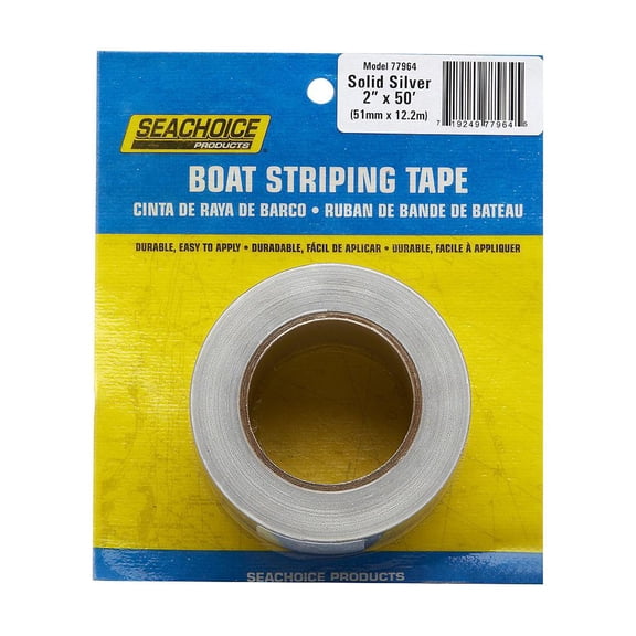 SeaChoice 77964 77964; Silver Boat Stripe Tape 2X50