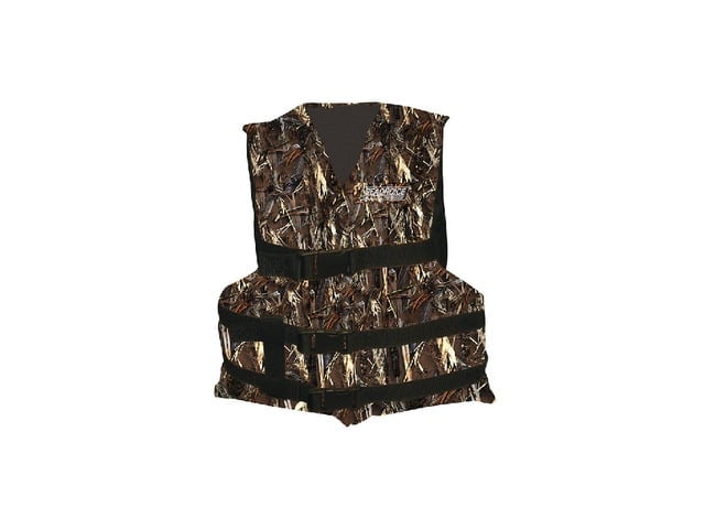 SeaChoice  86560; Universal Life Jacket 3 Belt Xl Camo