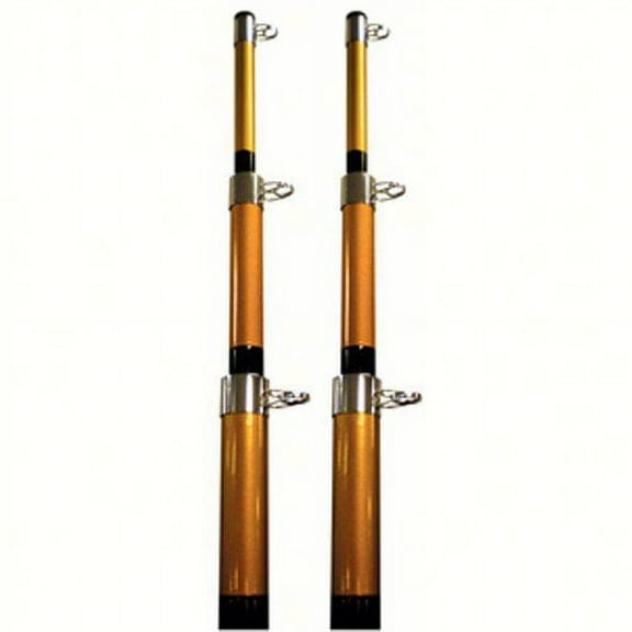 SeaChoice 88211; Tele Outrigger Pole-15 ft-Blac