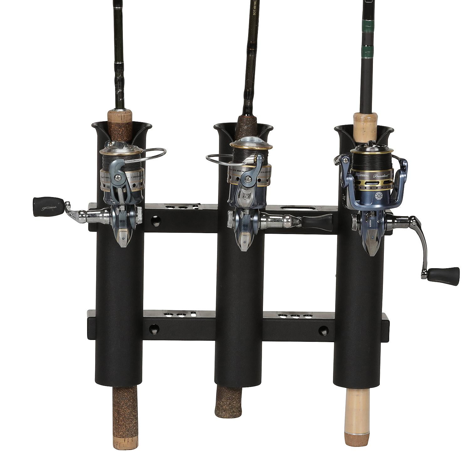 SeaChoice 89451; Rod Rack-Holds Three-Black - Walmart.com