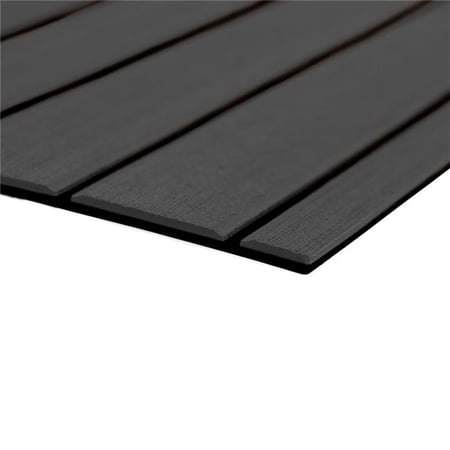 SeaDek 32279-80067 40 x 80 in. Teak Full Sheet with Brushed Texture - Dark Gray & Black
