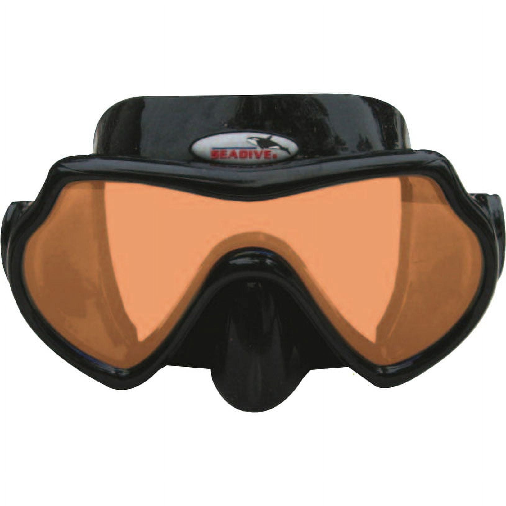 SeaDiver RayBlocker-HD Scuba Mask – Anti-Fog, UV Protection, Wide Strap, Sharp Underwater Vision For Comfortable Diving