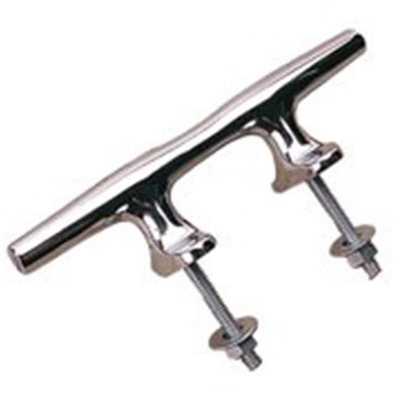 SeaDog 044206 Open Base Chrome Zinc Stud Mount 6" Cleat