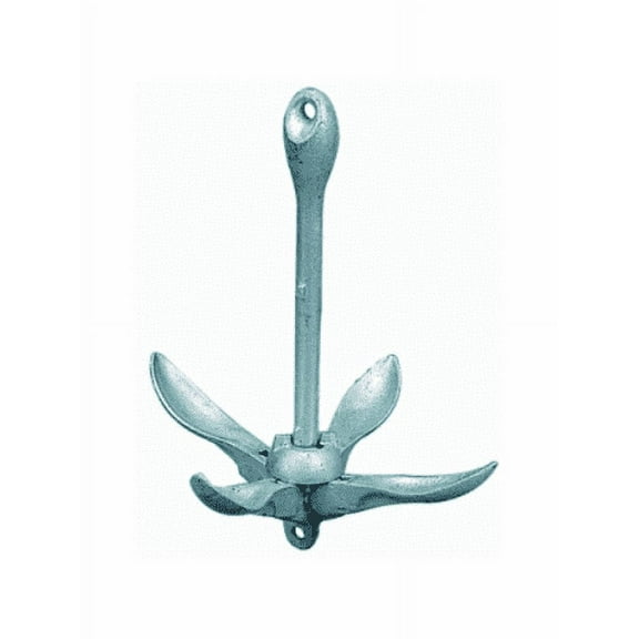 SeaDog 318009 Galvanized Folding 18" Anchor, 1/2" Diameter, 10' to 13' Chain Length, Fits 5' to 18' Boats