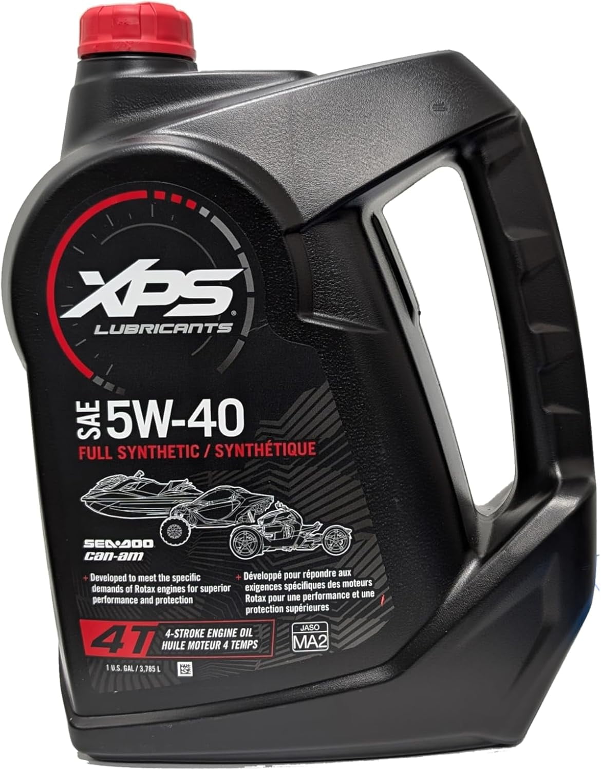 SEADOO シードゥー 純正品 XPS 4ストローク 5W-40 6本セット Sea-Doo XPS 4-Stroke Synthetic Oil (4T 5W-40) - 1 US Gallon