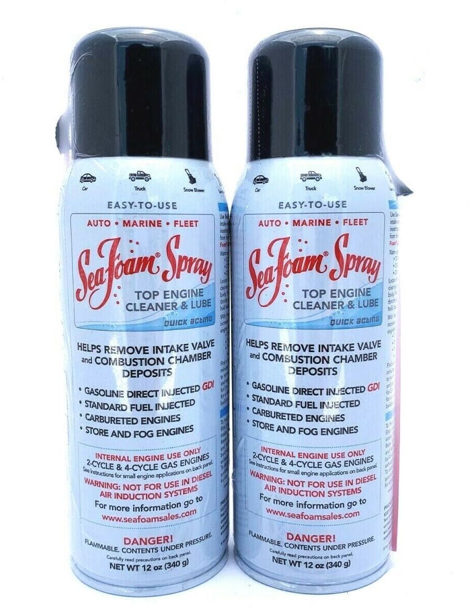 SeaFoam SS14-2 PACK Quick-Acting Top Engine Cleaner and Lube - 12