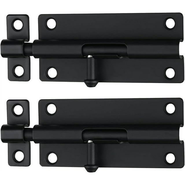 SeaFreq 4 Inch Barrel Bolt Latch, 304 Stainless Steel Slide Bolt Latch