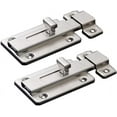 SeaFreq Door Bolts, 2 Pieces Stainless Steel Latch Sliding Door Lock