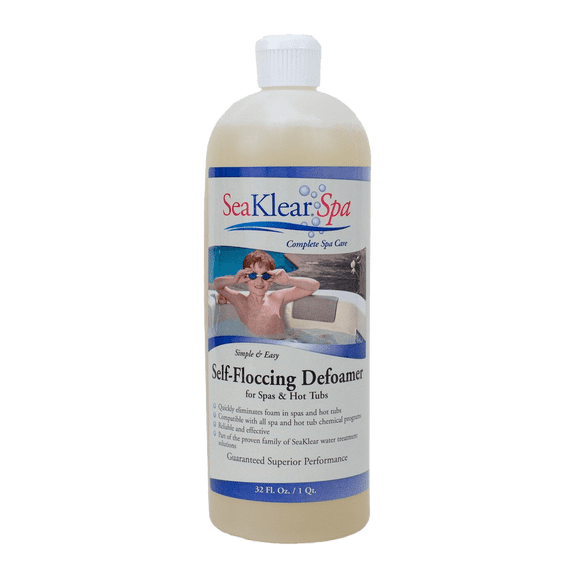 SeaKlear 90410 Defoamer with Clarifier for Spas 1 qt