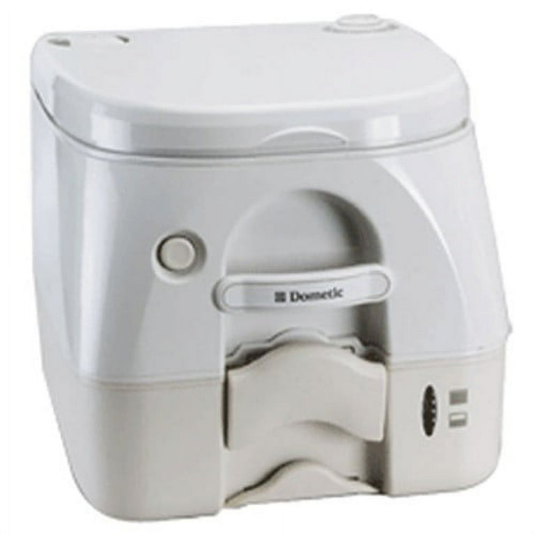 Dometic 5.0 Gal. SaniPottie Portable Toilet with Mounting Brackets and 1.5 in. MSD Fittings in Tan Dometic 5.0 Gal. SaniPottie Portable Toilet with Mounting Brackets and 1.5 in. MSD Fittings in Tan