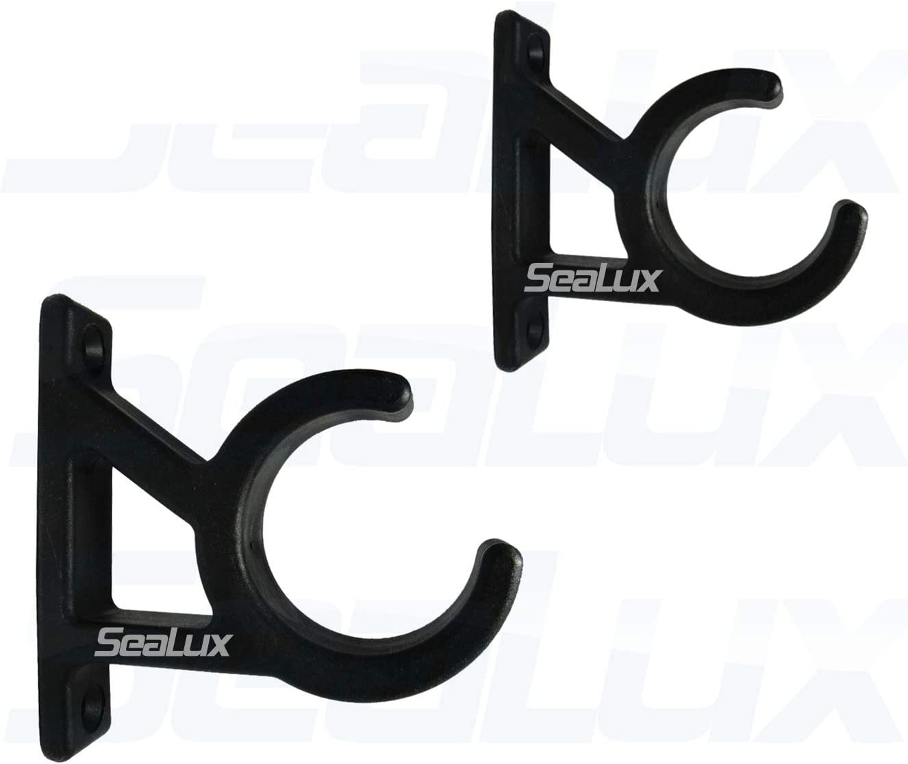 SeaLux Marine Boat Sports Dive Ladder Storage Clip Bracket Set (Pair