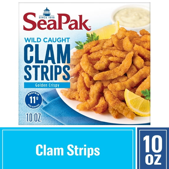 SeaPak Clam Strips in Oven Crunchy Breading, Regular, 10 oz
