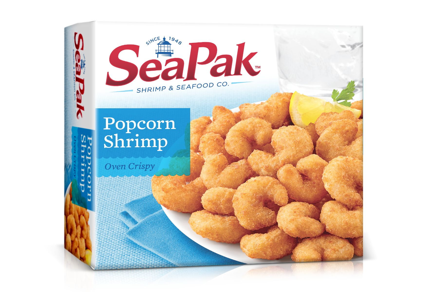 SeaPak Popcorn Shrimp with Oven Crispy Breading, Delicious Seafood ...