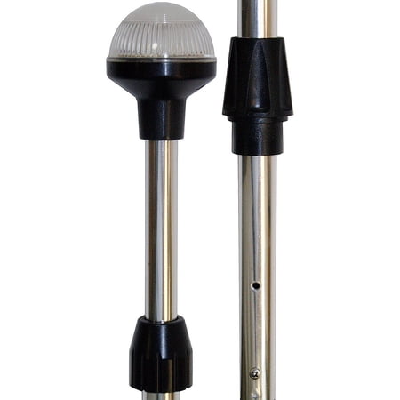 SeaSense 34" to 60" LED Telescopic Stern Light, Chrome