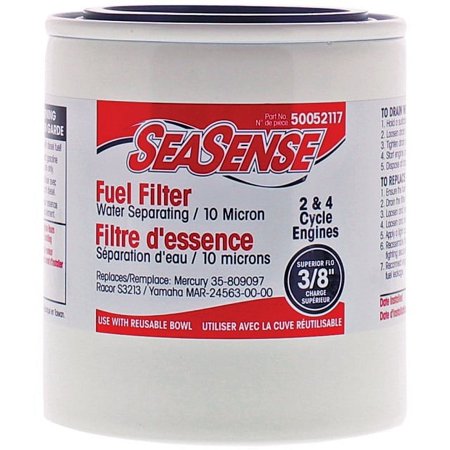 SeaSense 50052117 / Mercury 35-809097 / RACOR S3213 Replacement Fuel Filter
