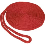 SeaSense Pre-Spliced Double Braid MFP Dock Line, 1/2" x 15', 12" Eye, Red