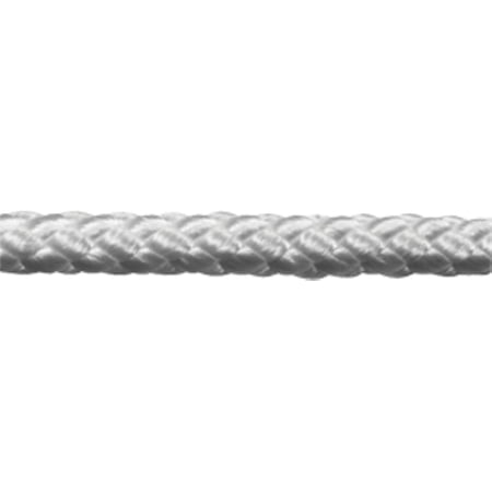 SeaSense Solid Diamond Braid Nylon Bulk Spool, 1/2" x 250', White
