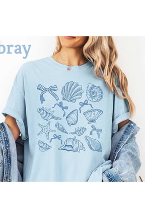 SeaShell Shirt Beach TShirt Summer Woman Tee Aesthetic Gift Ocean Lover Gift SeaShell TShi