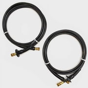 SeaStar Boat Hydraulic Steering Hose HO8312 | 12 FT Black Set of 2
