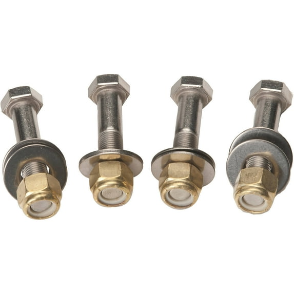 SeaStar Jack Plate Mounting Bolt Kit, Includes 4 Each Stainless Steel Bolts, Brass Nylock Nuts and Washers