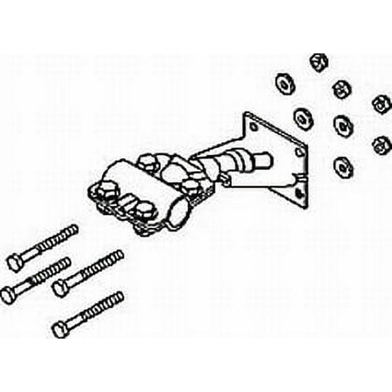 SeaStar SA27149P Stainless Steel Clamp Block Kit for Outboard Engines