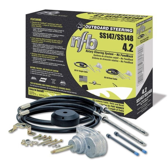 SeaStar Solutions No FeedBack 4.2 Steering Kit, Dual
