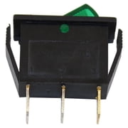 SeaStar Solutions RK40620G Green Halo SPST Rocker Switch