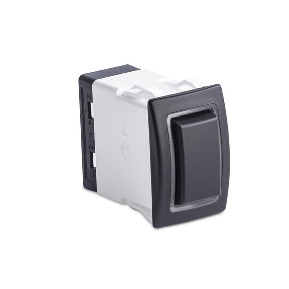 SeaStar Solutions RK40670B DPDT Blue Halo Rocker Switch