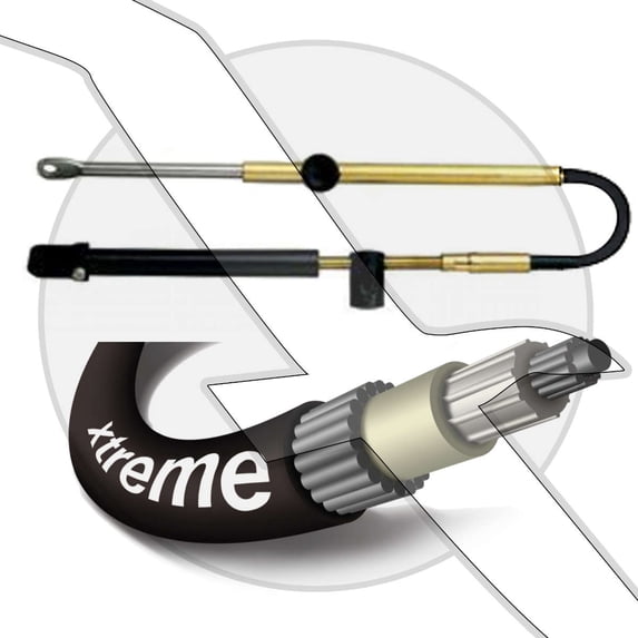 SeaStar Solutions TFXtreme 600A Mercury/Mariner/Force/MerCruiser Control Cable Assembly