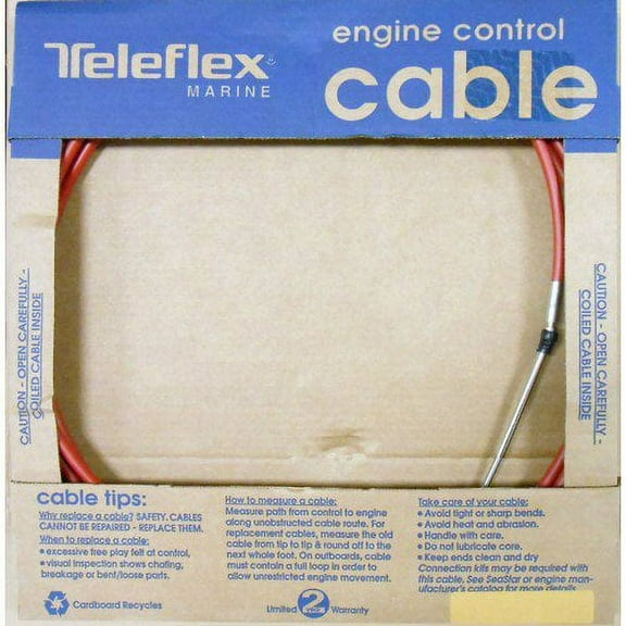 SeaStar Solutions (Teleflex) CC33218; 33C Sst Mar Control Cable 18 ft-Throttle Shift
