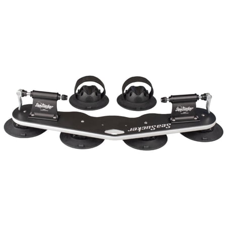 seasucker mini bomber bicycle rack, black, 2-bikes