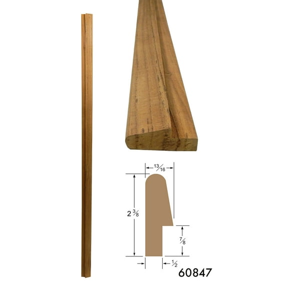 SeaTeak Bunkrail, 2 3/8-Inch