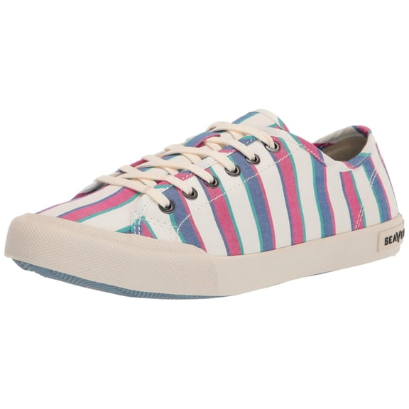 SeaVees Monterey Sneaker Vacation Stripe W067A21CVS Women's Size 6