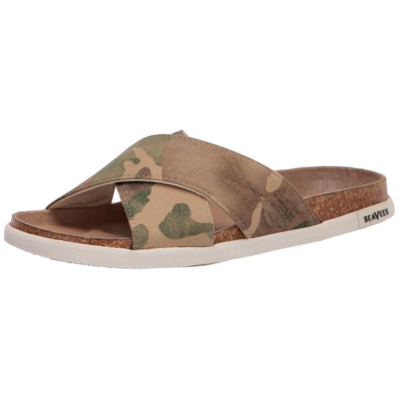 SeaVees Santa Rosa Slide Khaki Camouflage WSRSA21TSR Women's Size 8