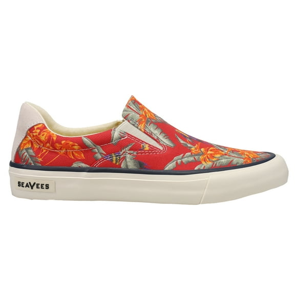SeaVees Womens Hawthorne Magnum Floral Slip On Athletic Sneakers Casual Sh